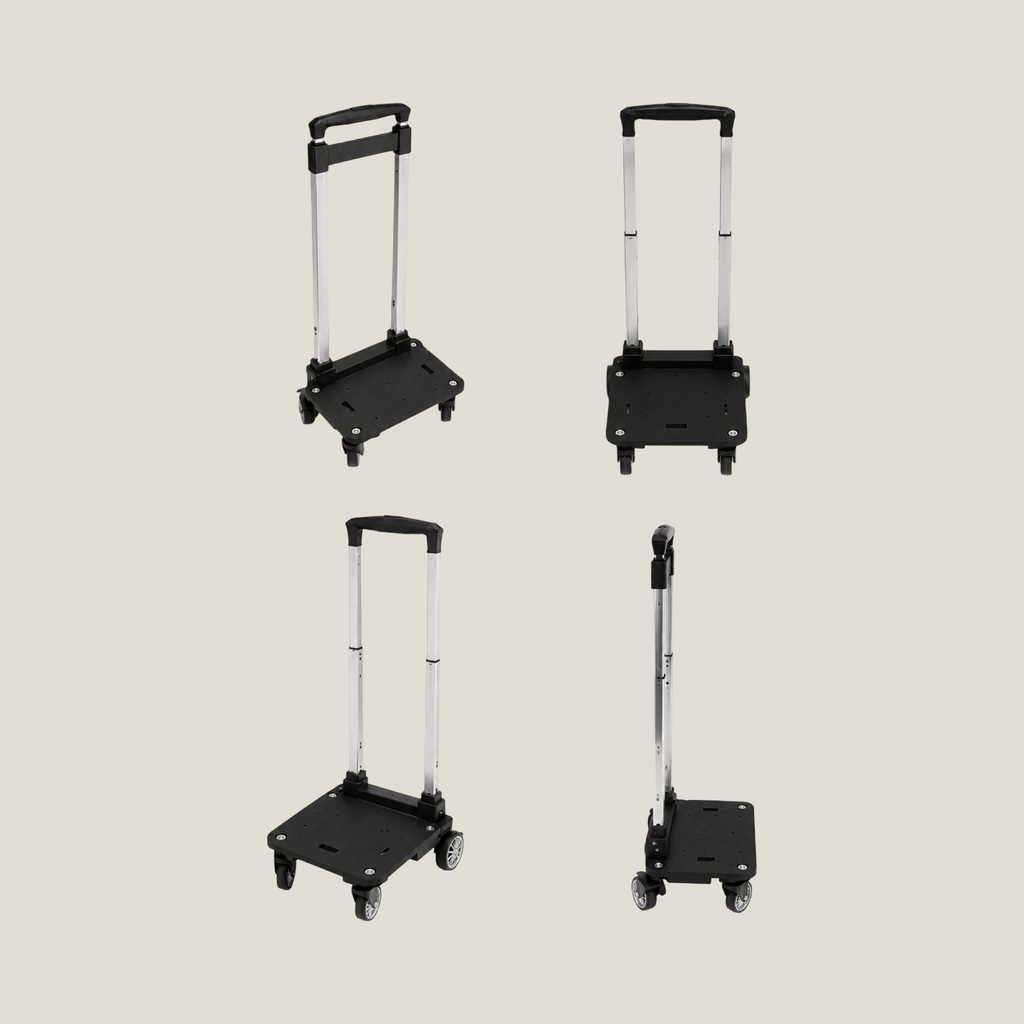 Foldable rolling makeup kit cart, product photo 1