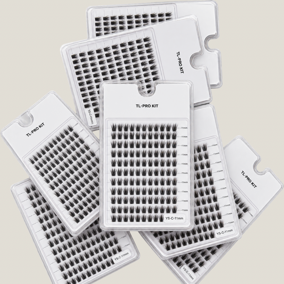 T Lashes sizes 9mm-13mm
