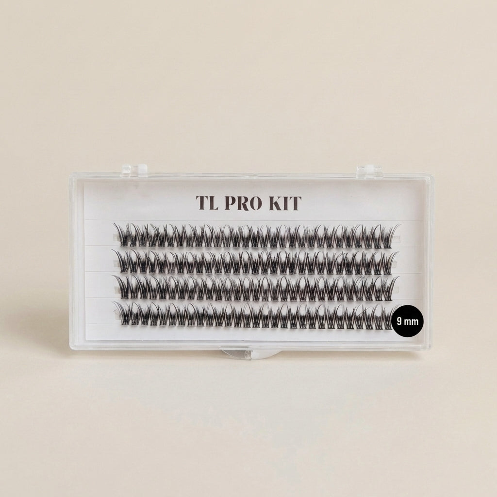 v shape individual false lashes