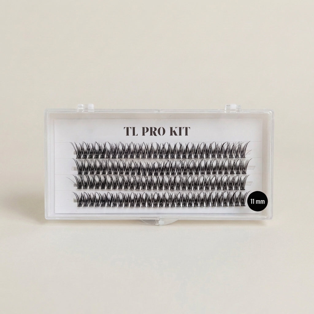 v shape individual false lashes